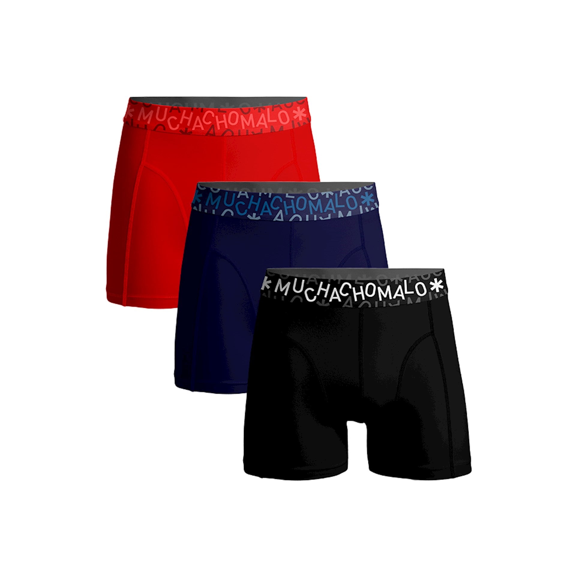 Muchachomalo 3-pack Boxers Solid