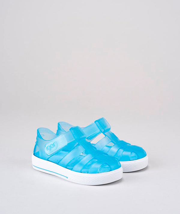 Igor Waterschoen Celeste Light Blue Sandalen