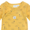 Baby, Geel, 68, Feetje,  Wikkelromper, €10-€15