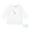 Baby, Wit, 68, Feetje,  Longsleeve, €10-€15