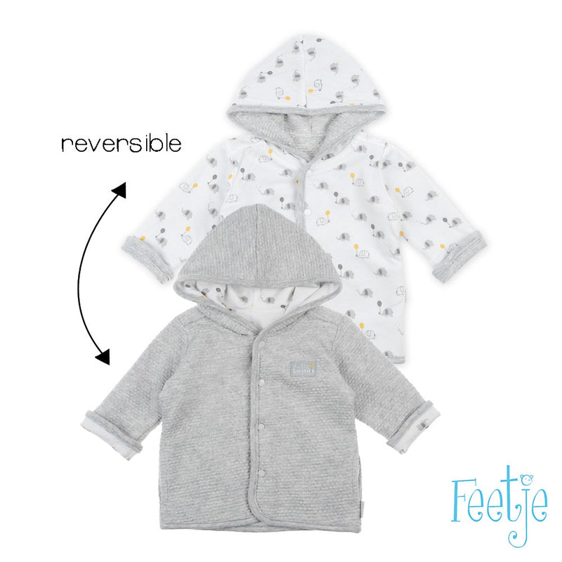 Baby, Grijs melange, 68, Feetje,  Omkeerbaar, €20-€30