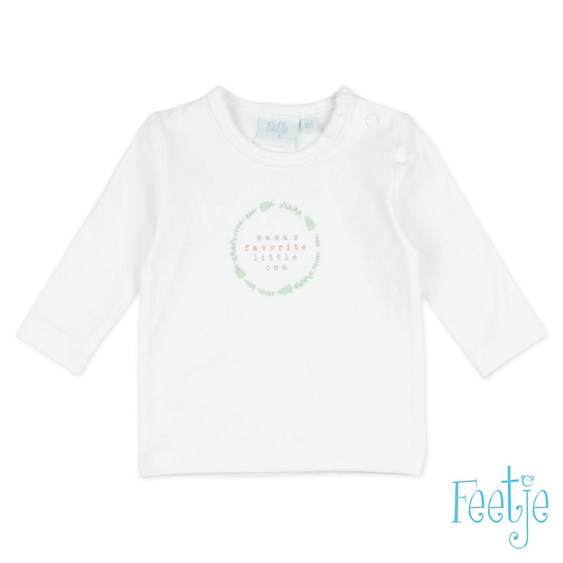 Baby, Wit, 68, Feetje,  Longsleeve, €10-€15