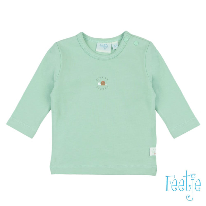 Baby, Mint, 68, Feetje,  Longsleeve, €10-€15