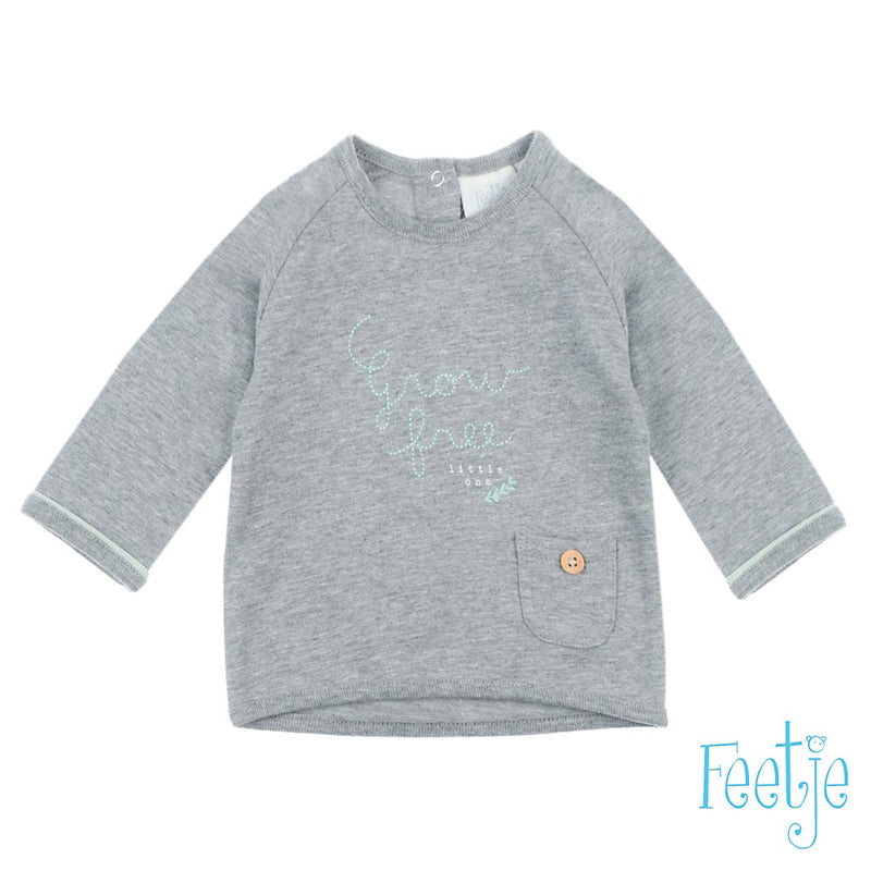 Baby, Antraciet melange, 68, Feetje,  Sweater, €15-€20