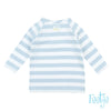 Baby, Blauw, 68, Feetje,  Longsleeve, €10-€15