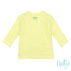 Baby, Geel, 68, Feetje,  Longsleeve, €10-€15