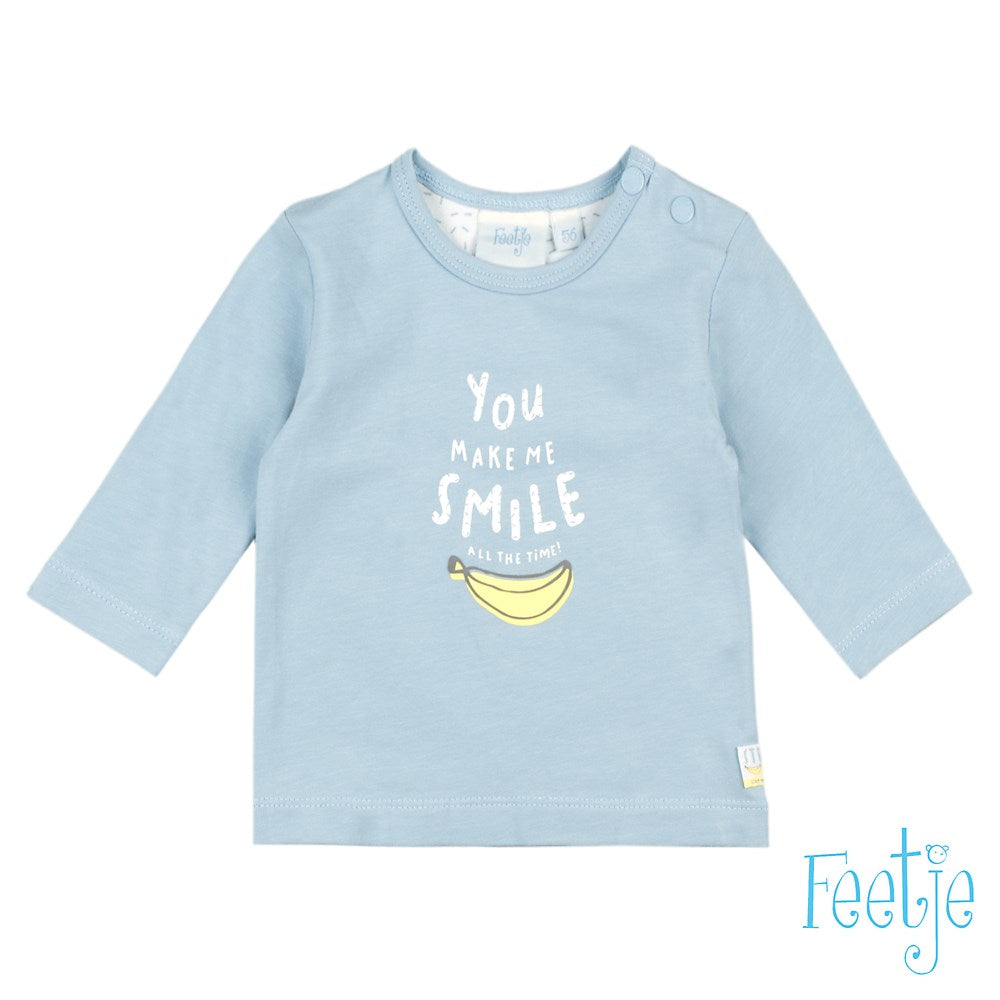 Longsleeve Smile - Go Bananas blue