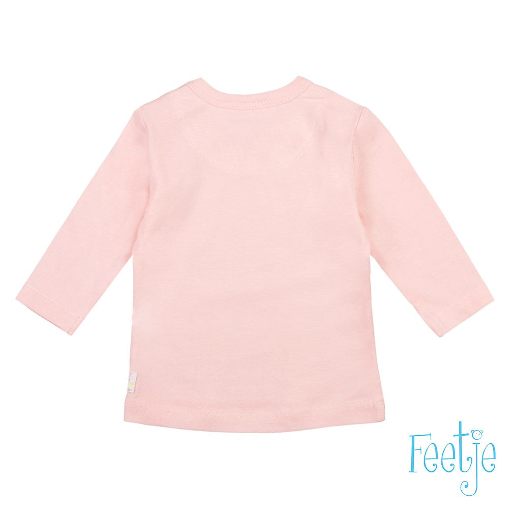 Baby, Roze, 68, Feetje,  Longsleeve, €10-€15