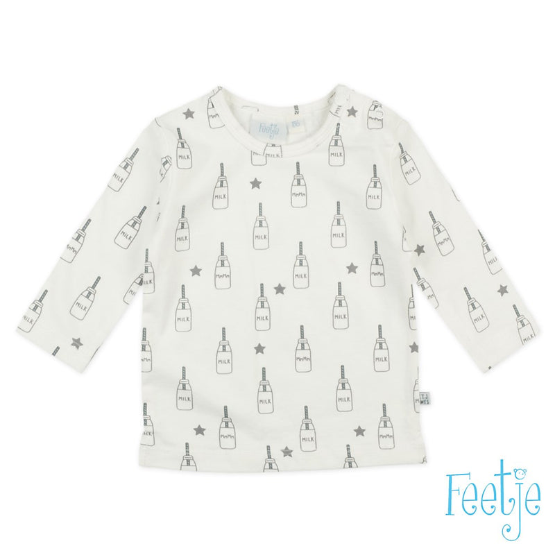 Baby, Offwhite, 68, Feetje,  Longsleeve, €10-€15