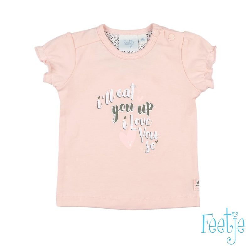 Baby, Roze, 68, Feetje,  T-shirt, €10-€15