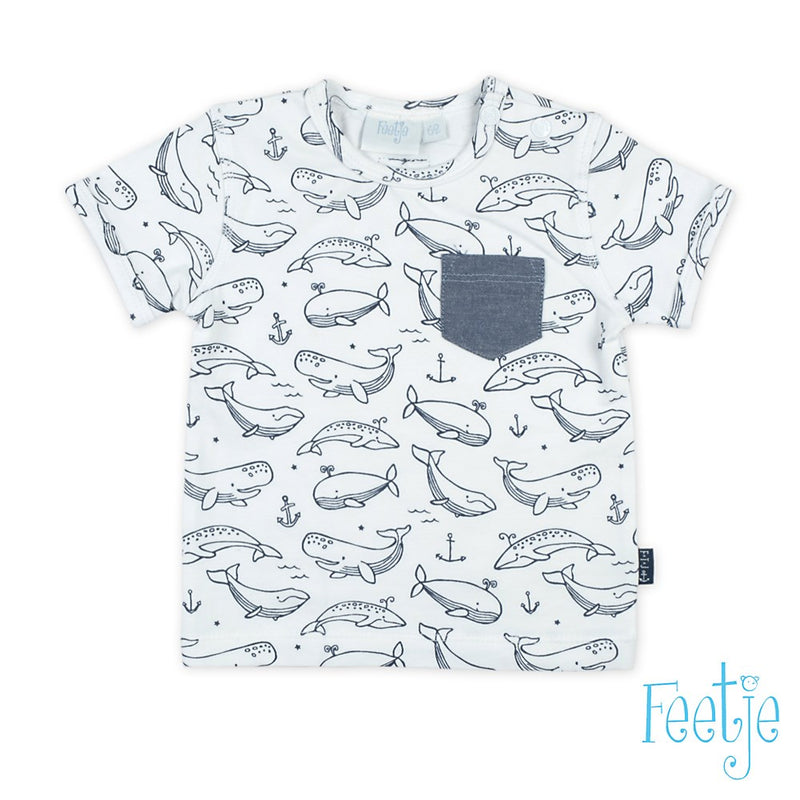 Baby, Wit, 86, Feetje,  T-shirt, €10-€15
