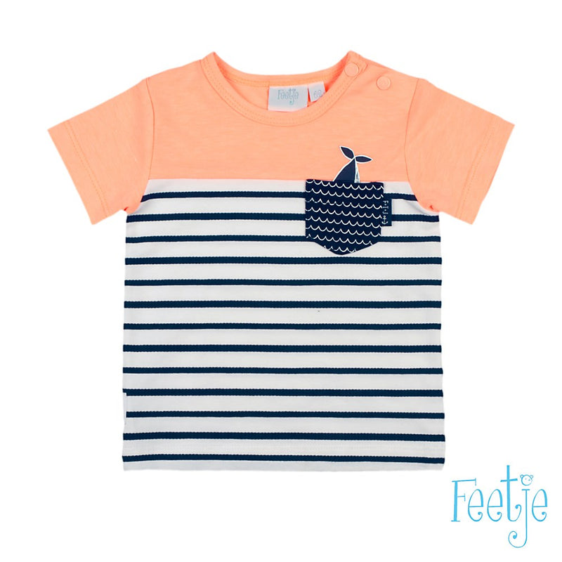 Baby, Neon Oranje, 86, Feetje,  T-shirt, €10-€15