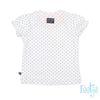 Baby, Wit, 86, Feetje,  T-shirt, €10-€15