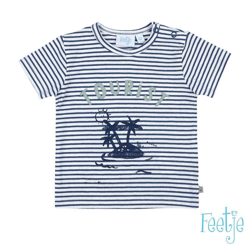 T-shirt streep - Smile & Wave