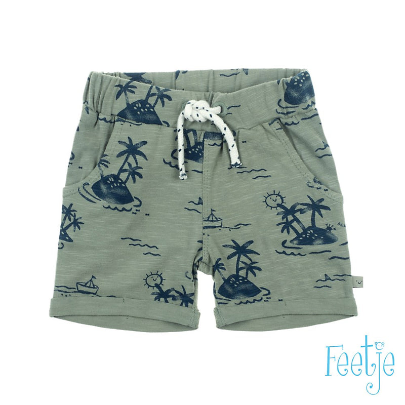 Baby, Groen, 68, Feetje,  Short, €15-€20