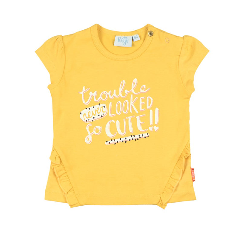 Baby, Geel, 86, Feetje,  T-shirt, €10-€15