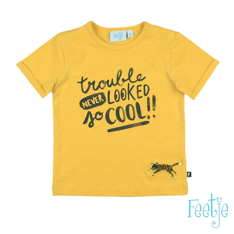 Baby, Geel, 86, Feetje,  T-shirt, €15-€20