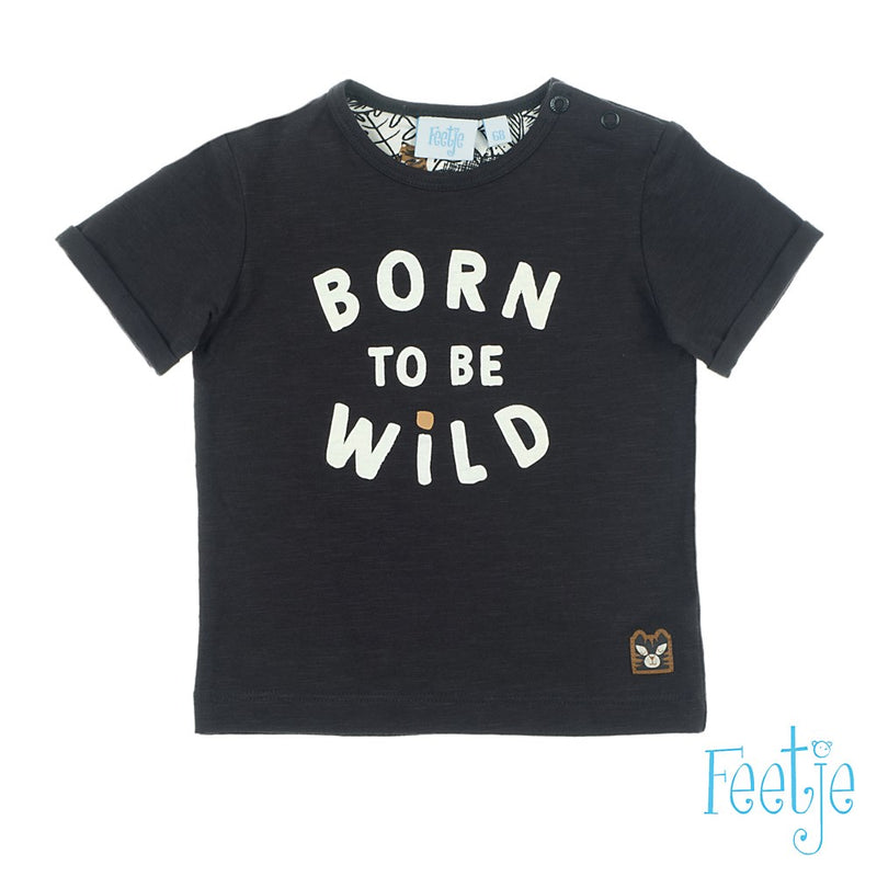 Baby, Antraciet, 86, Feetje,  T-shirt, €15-€20