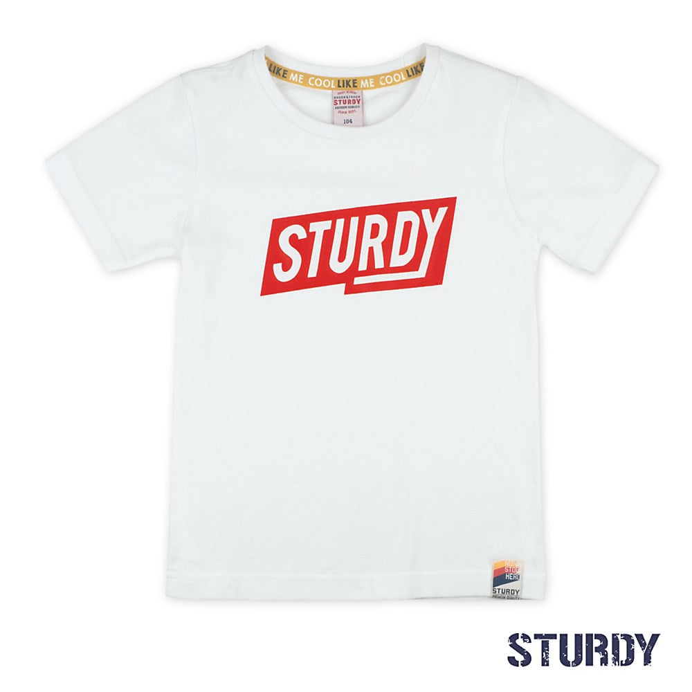 Jongen, Wit, 128, Sturdy, €10-€15, T-shirt