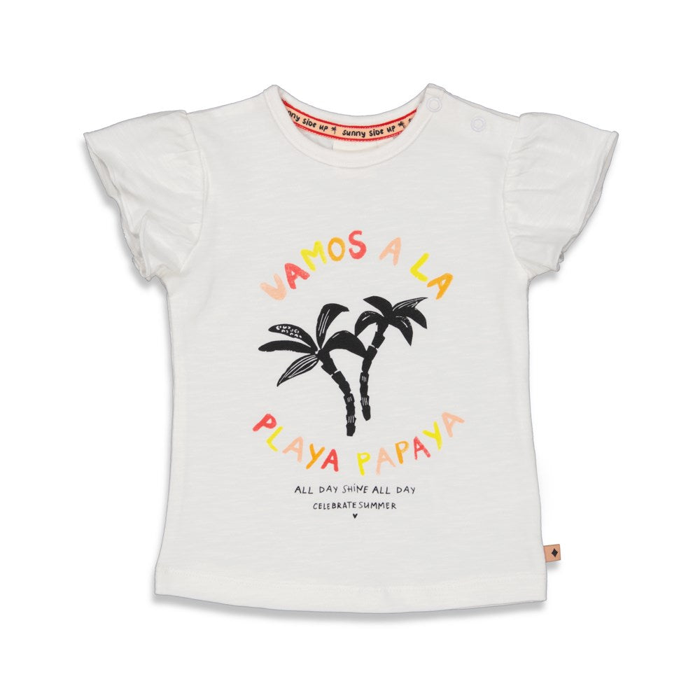 Feetje T-shirt Vamos - Papaya Punch
