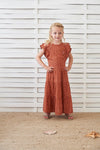 Meisjes Maxi jurk - Mermaid Mambo van Jubel in de kleur Bruin in maat 140.