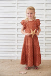 Meisjes Maxi jurk - Mermaid Mambo van Jubel in de kleur Bruin in maat 140.