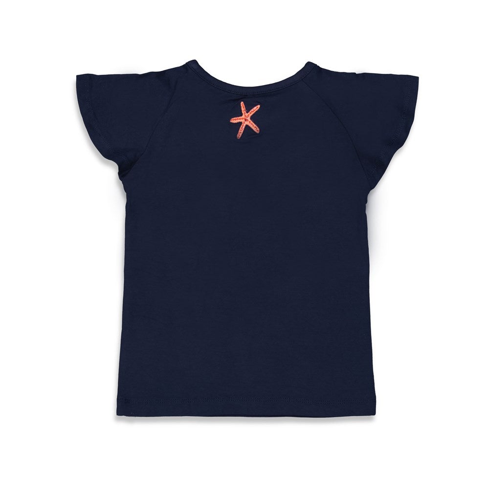 Meisjes T-shirt - Mermaid Mambo van Jubel in de kleur Marine in maat 140.