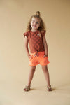 Meisjes Crop Top - Mermaid Mambo van Jubel in de kleur Bruin in maat 140.