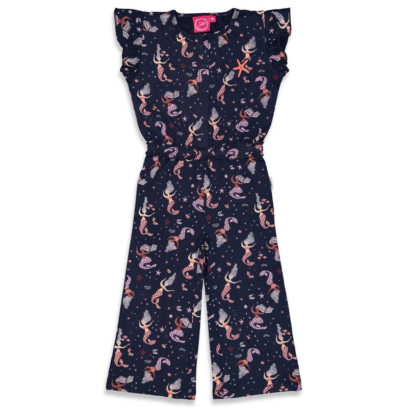 Meisjes Jumpsuit - Mermaid Mambo van Jubel in de kleur Marine in maat 140.