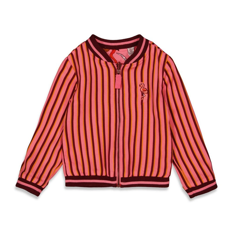 Meisjes Vest - Birds Of Paradise van Jubel in de kleur Roze in maat 140.