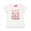 Meisjes T-shirt Flamazing - Birds Of Paradise van Jubel in de kleur Offwhite in maat 140.