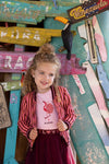 Meisjes T-shirt Aloha - Birds Oof Paradise van Jubel in de kleur l.Roze in maat 140.