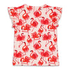 Meisjes T-shirt AOP - Birds Of Paradise van Jubel in de kleur Offwhite in maat 140.