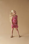 Meisjes Jumpsuit kort - Birds Of Paradise van Jubel in de kleur Roze in maat 140.