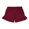Meisjes Short - Birds Of Paradise van Jubel in de kleur Bordeaux in maat 140.