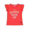 Meisjes T-shirt Sunny - Papaya Punch van Jubel in de kleur Rood in maat 140.