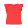 Meisjes T-shirt Sunny - Papaya Punch van Jubel in de kleur Rood in maat 140.