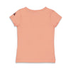 Meisjes T-shirt Rising - Papaya Punch van Jubel in de kleur Zalm Summer Special in maat 140.