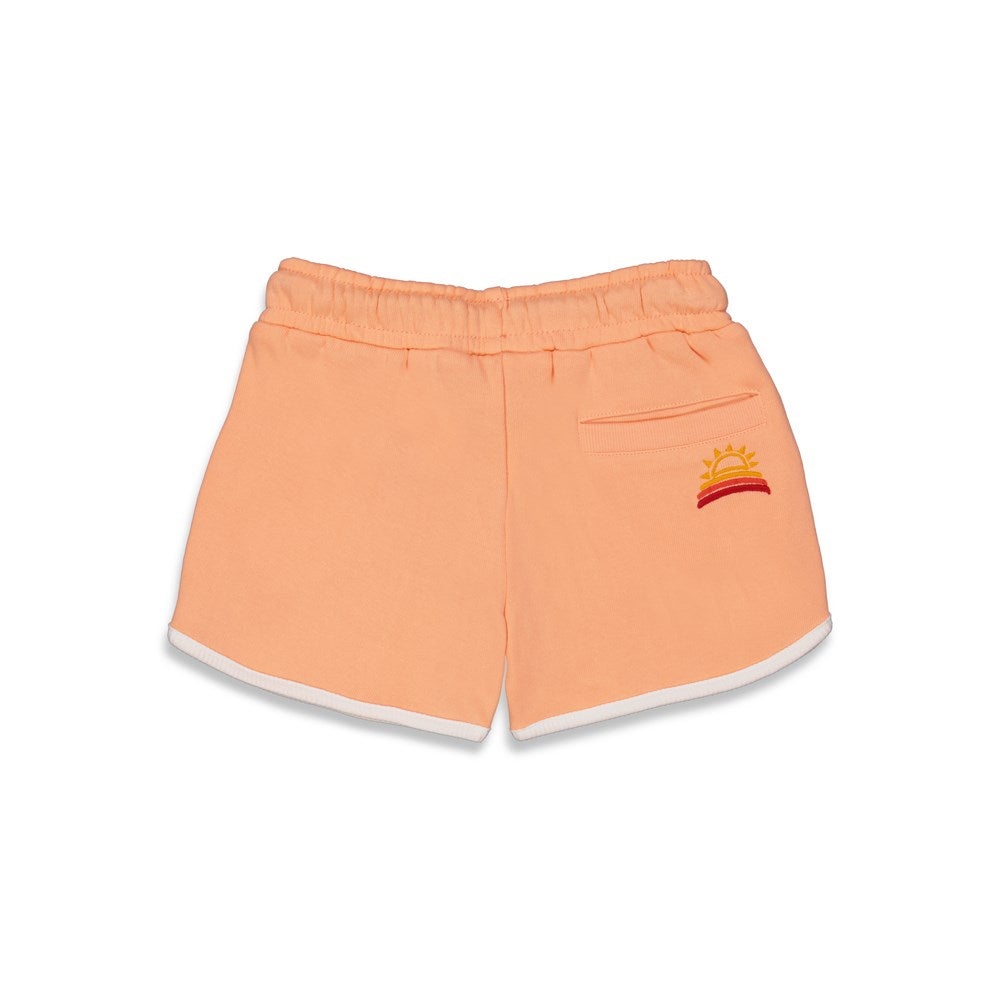 Meisjes Short - Papaya Punch van Jubel in de kleur Zalm Summer Special in maat 140.