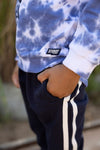 Jongens Sweater - Indigo Island van Sturdy in de kleur Marine in maat 128.
