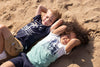 Jongens T-shirt Mister - Indigo Island van Sturdy in de kleur Offwhite in maat 128.