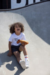 Jongens T-shirt Hot Dog - Cool Crew van Sturdy in de kleur Wit in maat 128.