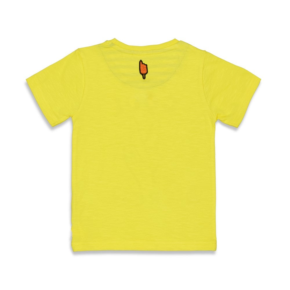 Jongens T-shirt - Cool Crew van Sturdy in de kleur Geel in maat 128.