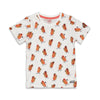 Jongens T-shirt AOP - Cool Crew van Sturdy in de kleur Wit in maat 128.