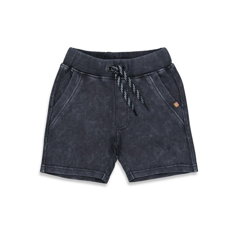 Jongens Short - Cool Crew van Sturdy in de kleur Antraciet in maat 128.
