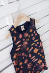 Jongens Singlet - Captain Ortega van Sturdy in de kleur Marine in maat 128.