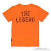 Jongens T-shirt - Captain Ortega van Sturdy in de kleur Neon Koraal in maat 128.
