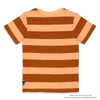 Jongens T-shirt streep - Captain Ortega van Sturdy in de kleur Bruin in maat 128.