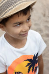 Jongens T-shirt The Legend - Captain Ortega van Sturdy in de kleur Offwhite in maat 128.