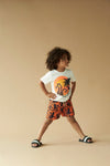 Jongens T-shirt The Legend - Captain Ortega van Sturdy in de kleur Offwhite in maat 128.